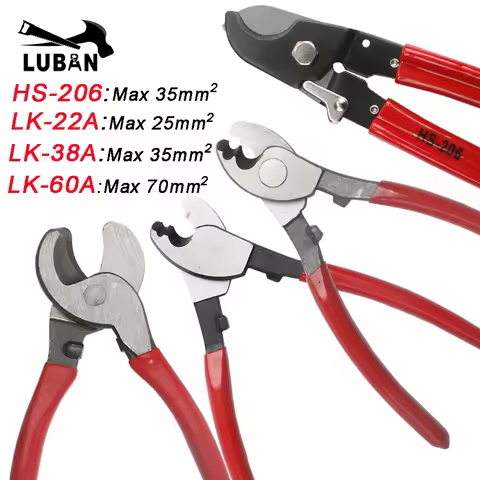 1PC HS-206 LK-22A MAX 25mm2 35mm2 70mm2 Electricial Wire Cutting Stripper Copper Aluminum Cable Cutt