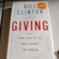 BILL CLINTON GIVING BOOK