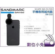 數位小兔【SANDMARC SM-233 ND4 ND8 ND16 手機 減光鏡】iPhone X 8 7 7S 6 6S 附夾具 濾鏡