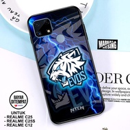 "MARKAS KESING ! - Case REALME C25 / C25S / C12- ( EV0S ) - Penutup Hp - Glass - Silikon - Kesing 2D