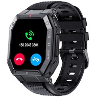 นาฬิกาสุขภาพ Smart Bracelet 1.85'' IPS Screen Waterproof Fitness Tracker Bluetooth Call HR Blood Oxygen Outdoor Sport Smartwatch