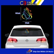 Ganesha Vinayagar Car Sticker / CS454