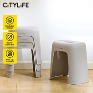 Citylife Haren Stepping Stool Kids Plastic Chair Stackable Lightweight Anti-Skid Low Stool Strong An