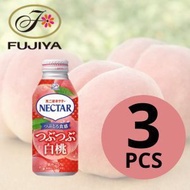 不二家 粒粒果肉白桃果汁飲品 果汁25% (桃味升級) 380g x 3