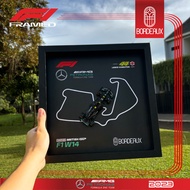 F1 FRAMED - MERCEDEZ 2023 Lewis Hamilton. Formula 1 Moments Collection