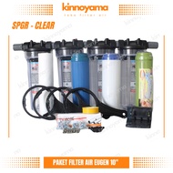 Paket Filter Air Sumur Bor / Filter Air Nanotec 4 Tabung - Blue 3/4 SPGR