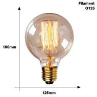Retro Edison Bulb E27 220V 40W ST64 G80 G95 G125 Ampoule Vintage Edison Bulb Incandescent Lamp Filam