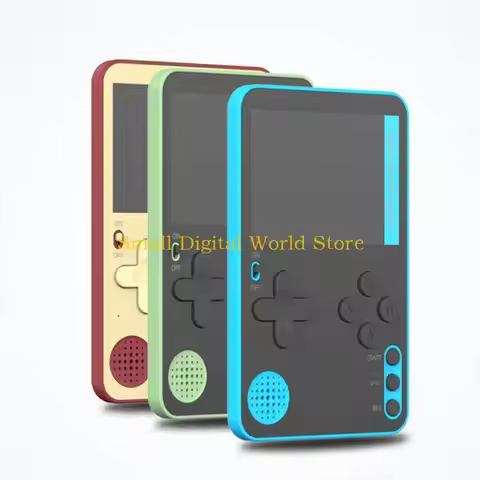 77UB Handheld Game Machine Gift 2.4in Screen Thin Video Console with Built in 500 Game Portable Retr