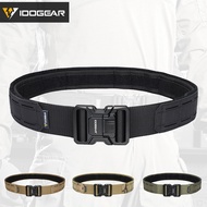 IDOGEAR Tactical Belt Laser Cut MOLLE Quick Release Metal Buckle Outdoors Sports Training Tactical 2