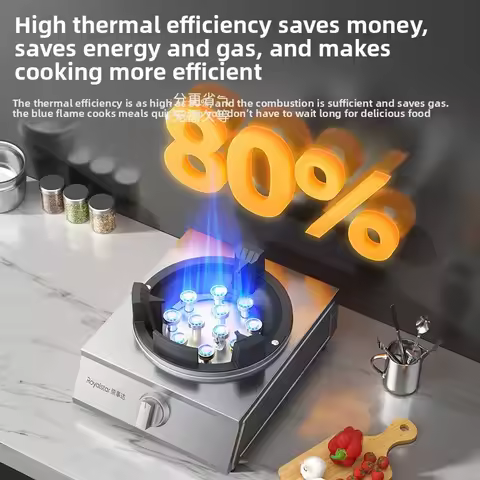 Royalstar Gas Stove Single Burner High Flame Household Commercial Desktop LPG Natural Gas Cooker QBL