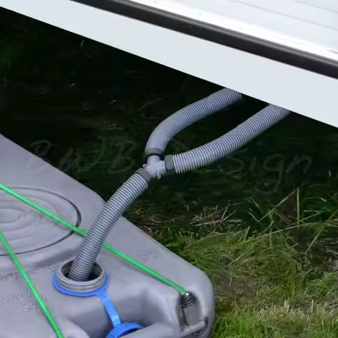 Caravan Y-Hose Caravan Waste Water Connection Hose Inner Diameter 30mm Unclogging Hose Caravan Conne