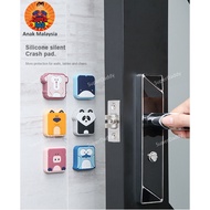 Door Stopper Silicone Wall Protector Shock Absorbent Slam Door Bumper Wall Shield Door Handle Silenc