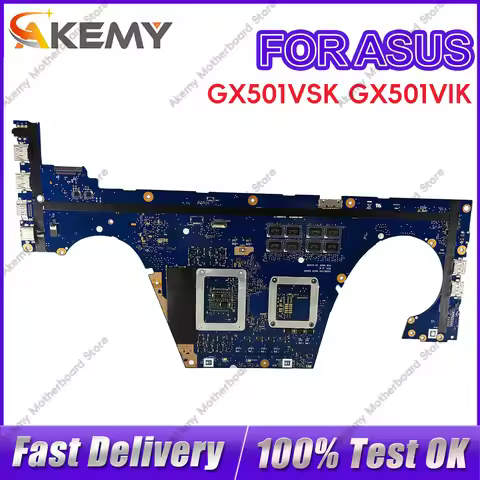 GX501VIK Laptop Motherboard For ASUS ROG Zephyrus GX501VSK GX501VIK GX501V Notebook Mainboard With I