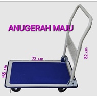 Iron Hand truck 150 Kg Iron Folding Trolley/ 50x70 Goods Transport Trolley