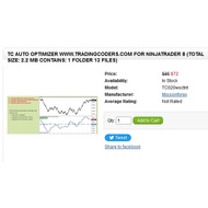 TC AUTO OPTIMIZER www.tradingcoders.com for NinjaTrader 8 (Total size: 2.2 MB Contains: 1 folder 13 