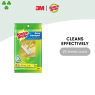 3M™ Scotch-Brite™ Easy Sweeper Wet Disposable Cleaning Cloth Refills, 20 pcs/pack, For Easy Sweeper 