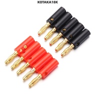 KOTAKA18K Banana Plugs Screw Speakers Accessories Adapter Wire Cable Connector