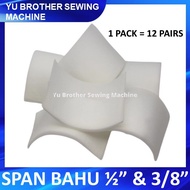 🔥Borong Murah🔥Span Bahu Baju ( 1/2" & 3/8" )1 Packet /12 Pairs (Tidak Siap Dibentuk)