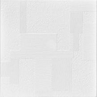 A la Maison Ceilings R187 Vectors Foam Glue-up Ceiling Tile (256 sq. ft./Case), Pack of 96, Plain Wh