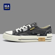 HLA/Hailan House Men's Shoes Trendy Canvas Shoes Retro Stitching Comfortable Wear-Resistant Casual C