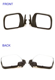 กระจกมองข้าง ชุบเงิน 1 คู่  โตโยต้า ไฮลักซ์  ปี 2532-2541 ตรงรุ่น TOYOTA HILUX MIGHTY-X N80 N85 N100