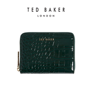Ted Baker Womens Connii Croc Effect Mini Purse DK-GREEN
