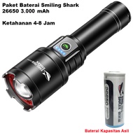 Senter Smiling Shark SD7004 SmilingShark SD 7004 Senter 2 Warna Cahaya kuning dan Putih 8 Modes Powe