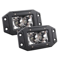 ไฟตัดหมอก LED สำหรับรถจักรยานยนต์ ATV UTV SUV รถแทรกเตอร์4x4รถบรรทุกลำแสงสีเหลือง