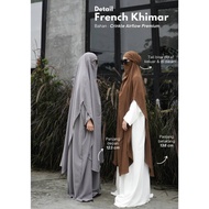 Khadijah French Khimar Abaya Set Abaya and French Khimar/ Khimar Set Jubah Seluar