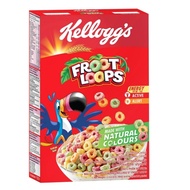 Kellogg's Cereal Froot Loops Cereal Fruity cereal Box breakfast cereal children cereal loops