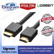 UGREEN 10107 2M Hdmi Cable Hd104 1.4V Full Copper 19+1 Hd104-10107