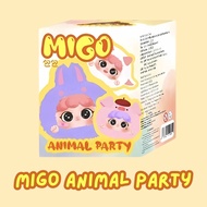 【พร้อมส่ง】ของแท้ 100% Migo Animal Party ของเล่นตุ๊กตา กล่องสุ่ม Blind Box 1 ชิ้น