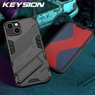 KEYSION Ốp Giáp Chống Sốc Cho iPhone 14 Pro Max 14 Plus Ốp Lưng Điện Thoại Có Chân Đế PC Cho iPhone 