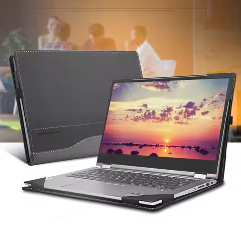 Laptop Cases For Lenovo YOGA 530 2019 Flex 6 Laptop Sleeves For Yoga 520 Flex 5 14" Patchwork PU Lea
