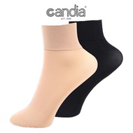 Candia Ankle Plain Silk 1 Pair Socks Women Stocking Women Stoking Ladies Stoking Muslimah CS0013-S13 / CS0013-01