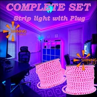 10meters/15meters PINK Complete Set LED Strip Light with Plug for accent cove lighting, ceiling and wall decor lights