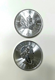 加拿大楓葉銀幣1安士