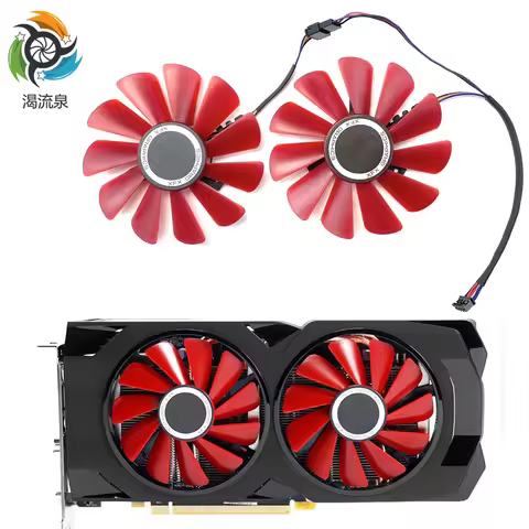 New 85MM RX 570 RX 580 FDC10U12S9-C Cooler Fan For XFX RX570 RS RX580 RS Video Graphics Cards Coolin