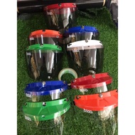 100% ORIGINAL BOGO VISOR COLOR CAP 3 BUTTON MS88 MHR STENG VISOR HELMET SIANG MALAM HELMET KURA STEN