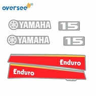 For Yamaha 15HP 2T Outboard Graphics/Sticker Kit Anti-UV Top Cowling Not Fade