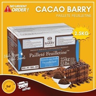 Cacao Barry Paillete Feuilletine Pur Beurre 100% Cocoa Powder Serbuk Koko Asli Premium Halal Cocoa D