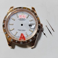 Dai Labor Rose Gold Watch Case Sapphire Face 41 Stainless Steel Case Log 2813 8205 8215 8200 Watch A