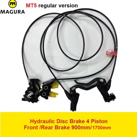 MAGURA MT5 Hydraulic Disc Brake 4 Piston ordinary brake lever Front /Rear Brake 900mm/1700mm for Mou