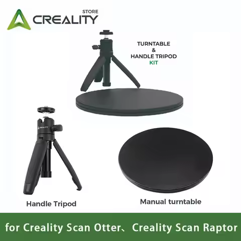 Creality 3D Scanner Turntable and Tripod Kits for CR-Scan Otter / Raptor 3D Scanner with 1/4 Inch St