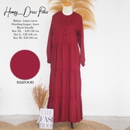 GAMIS ANAK POLOS DRESS ANAK POLOS MERAH BATA TERACOTA BAHAN KATUN RAYON GAMIS ANAK LEBARAN BISA COD