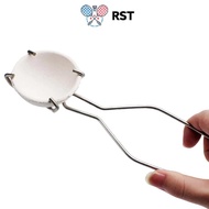RunSabailTWO 25Cm Stainless Steel Crucible Tong Clamp Crucible Pliers White Gold Bowl Melting Gold F