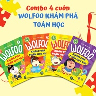 Sách - Combo 4 Cuốn WOLFOO Khám Phá Toán Học Vui