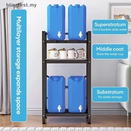 [blingfirst] Metal Water Bottle Jug Holder 2/3 Tier Heavy Duty Water Cooler Jug Storage Rack Detacha