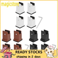 Magicstore Adjustable Furniture Leg Riser Space Increased Stable Rubber Anti Falling for Home