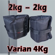Foot & hand weights 4kg (2kg Right 2kg Kiri)